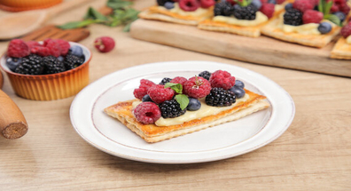 Mini tarte din foitaj cu pomușoare