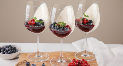 Panna cotta cu pomușoare