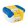 Set boxe patrate 0.8l 3buc FRESH&GO