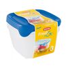 Set boxe patrate 1.2l 3buc FRESH&GO