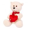 Jucarie Urs cu inima h=20cm STIP