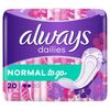 Absorbante zilnice NORMAL 20buc ALWAYS