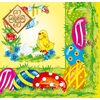 Servetele Desen Puisorul 33х33 3str. 20buc LUXY