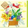 Servetele Primavara Pascala 33х33 3str 20buc LUXY
