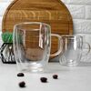 Cupa sticla duble pereti 350 ml