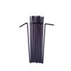 O! PRET MIC Paie biodegradabile gofra negre 5*240mm 30buc