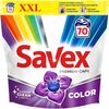 SAVEX Detergent capsule Premium Color 70buc