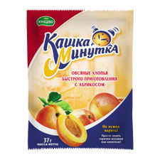 Хлопья овсяные абрикосовые 37г КАШКА-МИНУТКА