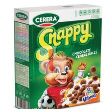 Snappy Злаковые шарики со вкусом шоколада 500г CERERA