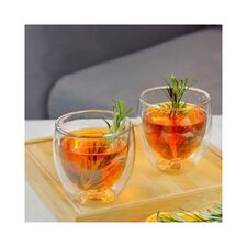 Pahar sticla pereti dubli 250 ml TM