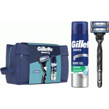 Set Aparat de Ras Mach3+2 Rez+Gel 200ml+Bag GILLETTE