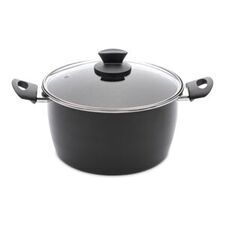 Cratita cu capac Stone Legend Black 24cm DELIMANO