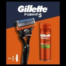 Set Aparat Ras Fusion 5 + Gel 200ml GILLETTE