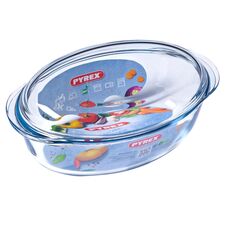 Vas termorezistent oval 4l PYREX