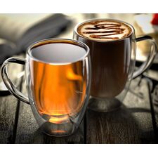 Cupa sticla duble pereti 450ml*1buc