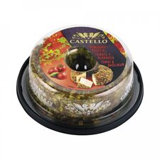Crema de brinza cu tomate/busuioc 125g CASTELLO