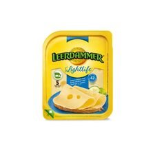 Cașcaval LIGHTLIFE, feliat, 100 g LEERDAMMER