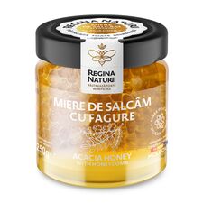 Мёд акациевый с сотами 250г REGINA NATURII