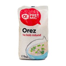 Orez cu bob rotund 1kg O! PRET MIC MIC