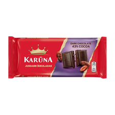 Ciocolata neagra 80g KARUNA