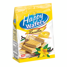 Napolitane Happy Wafers vanilie 200g FLIS