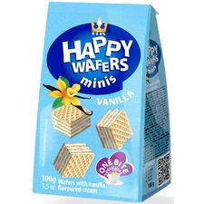 Napolitane Happy Wafers vanilie 100g FLIS