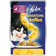 Sensation Hrana p/pisici rata/spanac 100g Felix