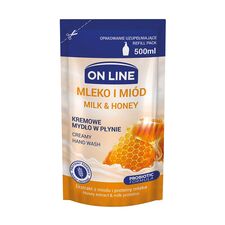 Sapun-crema Lapte, Miere 500ml rezerva ON LINE