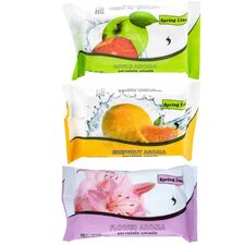 Servețele umede Floare/Măr/Grapefruit 15buc. SPRING LINE