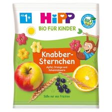 Звездочки хрустящие с фруктами 1-3 год  30г HIPP