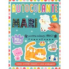 Autocolante mari pentru manute mici. Animale salbatice PRUT
