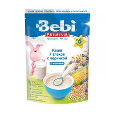 Terci p/copii cu lapte 7cereale/afine BEBI