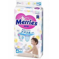 Size L №54 scutece 9-14kg MERRIES