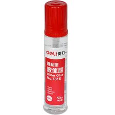 Clei adeziv  Crystal cu burete 50ml DELI