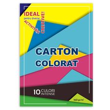Carton colorat A4 10 foi dublu BV