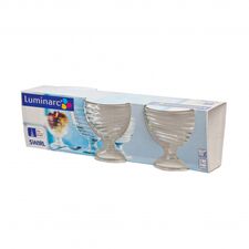 Set cupe pentru înghețată Swirl 3buc. LUMINARC