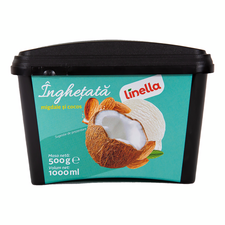 Inghetata cu migdale si cocos 500g LINELLA