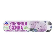 Inghetata PLOMBIR afine/mure tub 500g RUDI