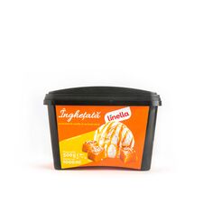 Inghetata cu vanilie si caramela sarata 500g LINELLA