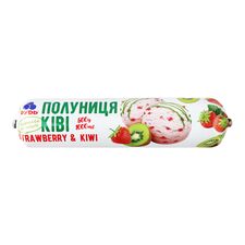 Inghetata PLOMBIR capsuni/kiwi tub 500g RUDI