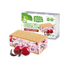 Inghetata briket cu visina in napolit БЕЛАЯ БЯРОЗА