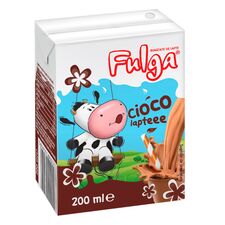 Lapte UHT cu cacao si gust de ciocolata 1.5% 200ml FULGA