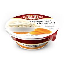Brânză cu smântână și caise uscate, 9%, 180 g PRESIDENT