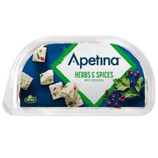 Branza de vaca in ulei cu ierburi si condimente 100g APETINA