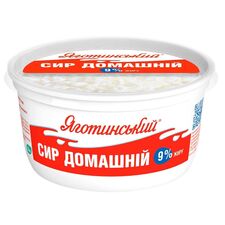 Творог 9% Домашний 370г ЯГОТИНСКОЕ