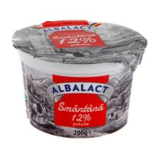 Smantana 12%, pahar 200g ALBALACT