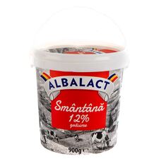 Сметана 12%, 900г ALBALACT
