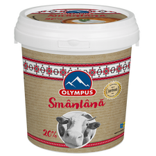Smântână 20%, găleată 900g OLYMPUS