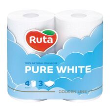 Hartie igienica Pure Whiste 3str 4role RUTA