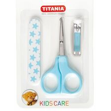 Set manichiura bebelusi foarfece masina de tuns unghii pila de unghii TITANIA